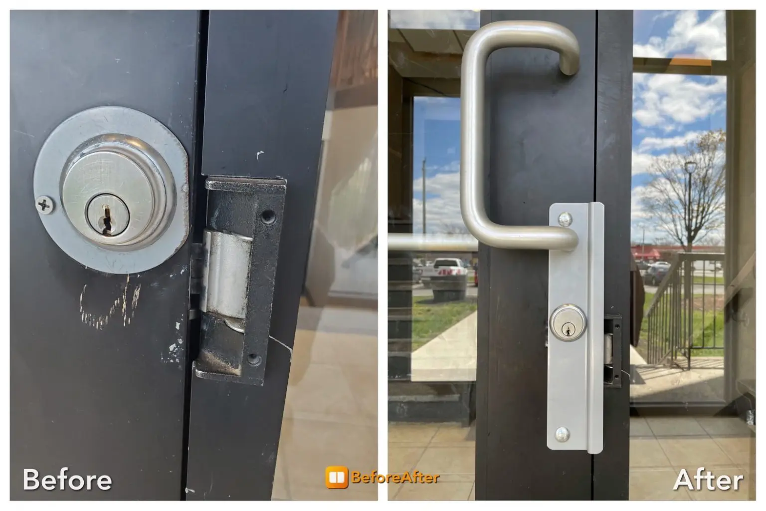 Commercial door hardware